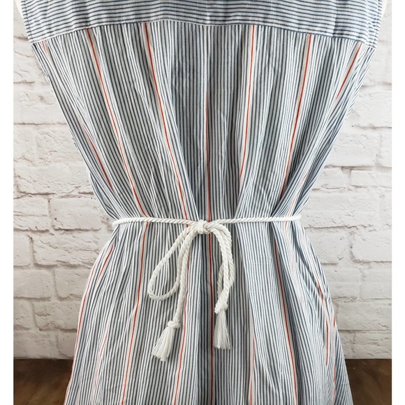 Ellison Women's Striped Sleeveless Blouse ~ Size Medium ~ NWT / New with Tags - Picture 5 of 11